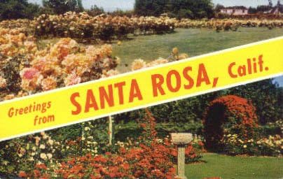 Santa Rosa, Kaliforniya Kartpostalı