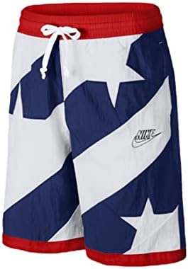 Nike Dri-Fit Gerileme erkek basket topu Atletik Şort Amerikan Bayrağı