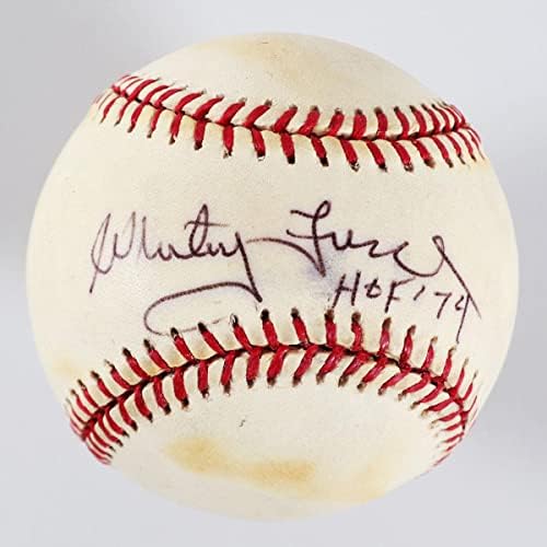 Whitey Ford Beyzbol Yankees'i İmzaladı (HOF 74 Yazılı) - COA İmzalı Beyzbol Topları