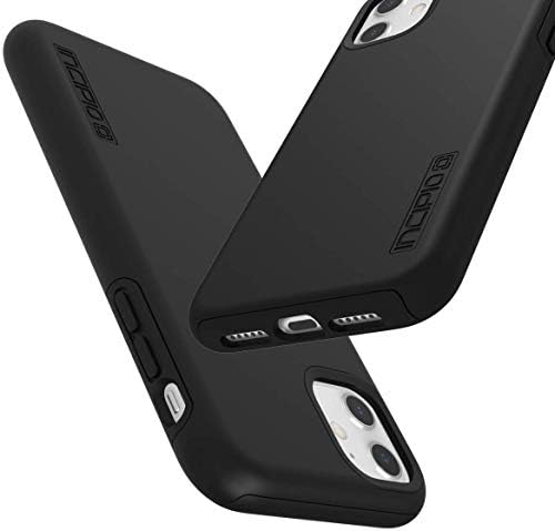 Esnek Şok Emici Damla Korumalı Apple iPhone 11 için Incipio DualPro Çift Katmanlı Kılıf-Siyah