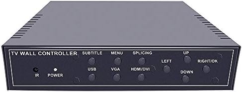 ıseevy 4 Kanal Video Duvar Denetleyicisi 2x2 HDMI DVI VGA USB Video İşlemcisi ile RS232 Kontrol 4 TV Ekleme
