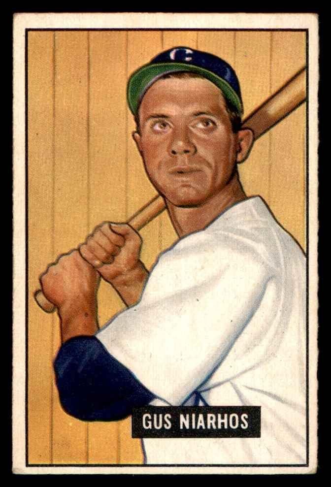 1951 Okçu 124 Gus Niarhos Chicago White Sox (Beyzbol Kartı) VG/ESKİ White Sox