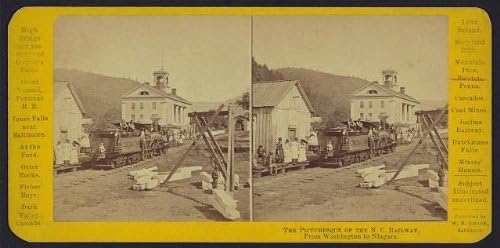 HistoricalFindings Fotoğraf: Stereograf Fotoğrafı,Dağ Geçidi,Ralston,Pennsylvania,PA, 1870, Tren istasyonu