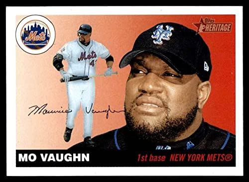 2004 Topps 54 Mo Vaughn New York Mets (Beyzbol Kartı) NM / MT Mets