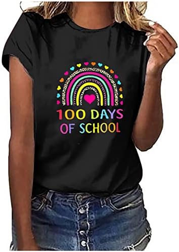 Kızlar Güz Yaz Tee 2023 Giyim Kısa Kollu Pamuklu Grafik Komik Çalışma Ofisi Bluz Tshirt Bayan 0A 0A