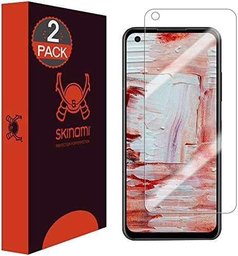 Asus Zenfone 9 ile Uyumlu Skinomi Ekran Koruyucu (2'li Paket) Şeffaf TechSkin TPU Kabarcık Önleyici HD Film