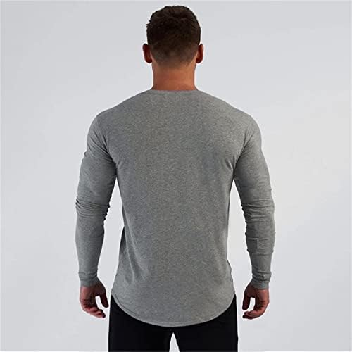 Andongnywell erkek Termal Gömlek Uzun Kollu Sıkıştırma Gömlek Taban Katmanı Soğuk Hava Sıkı Atletik Kas T Shirt