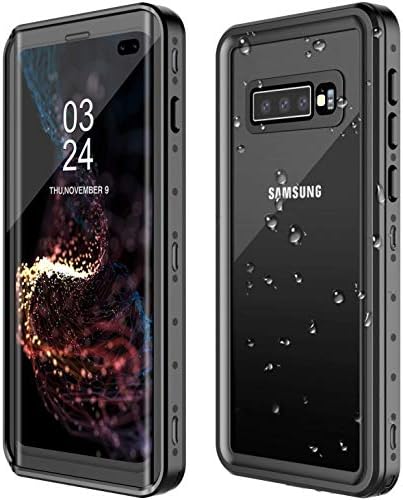 GOLDJU Samsung Galaxy S10 Artı Su Geçirmez Kılıf,S10 Artı Kılıf Dahili Ekran Koruyucu 360° Tam Vücut Koruyucu Darbeye