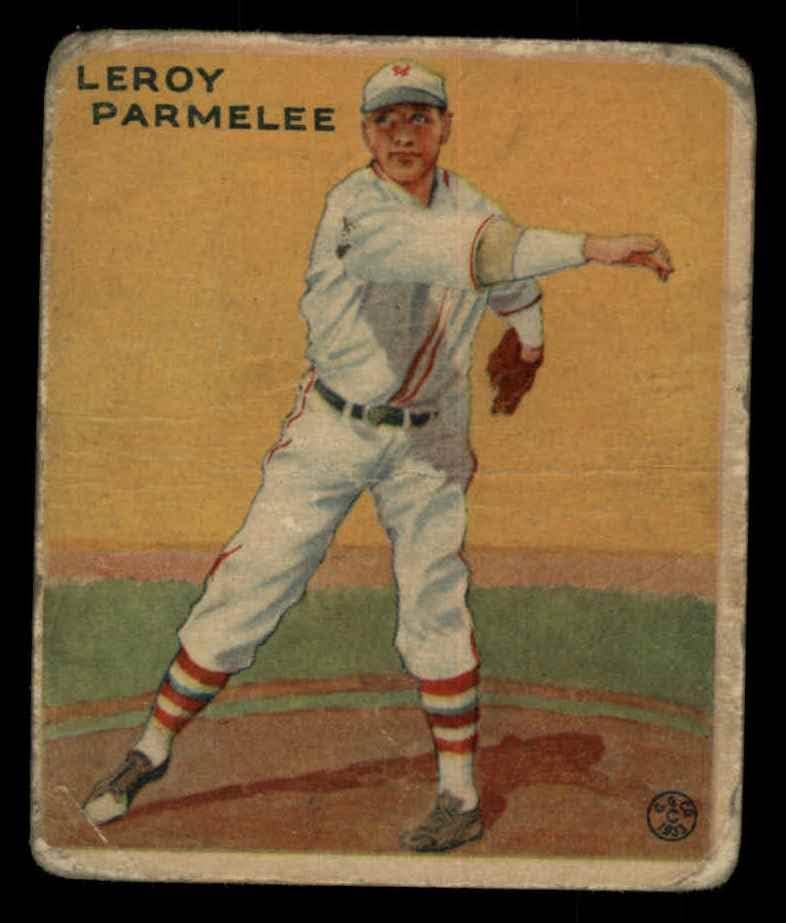 1933 Goudey 239 Leroy Parmelee New York Devleri (Beyzbol Kartı) ZAVALLI Devler