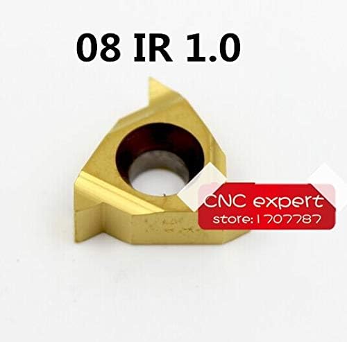 FİNCOS 10 adet 08 IR 1.0 ISO Endekslenebilir karbür vida çekme Ekler Dış Dişli Torna Takım Tutucu