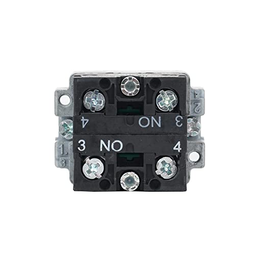 22mm Korumalı Seçici basmalı düğme anahtarı 2NO Mandallama Döner Basma Düğmesi 3 Pozisyon XB2-BD33C