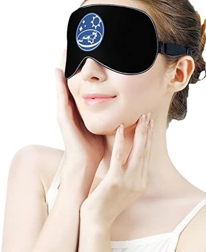Erkekler ve kadınlar için ayarlanabilir kayış ile düz Toprak Göz maskesi Gece Uyku Seyahat Şekerleme