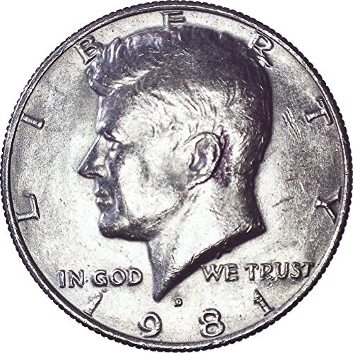 1981 D Kennedy Yarım Dolar 50C Dolaşımsız Hakkında