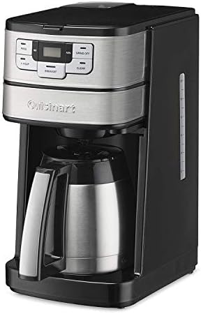 Cuisinart DGB - 450 Blade Kireç Çözücü Sıvı ve Bardak Paketli 10 Fincanlık Termal Sürahi Kahve Makinesini Öğütün