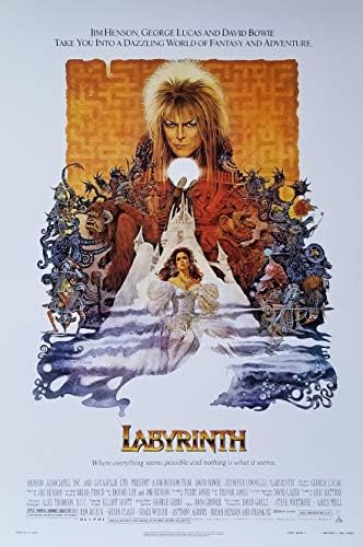 Labirent David Bowie ve Jennifer Connelly Montajı 11 x 17 Poster Lito