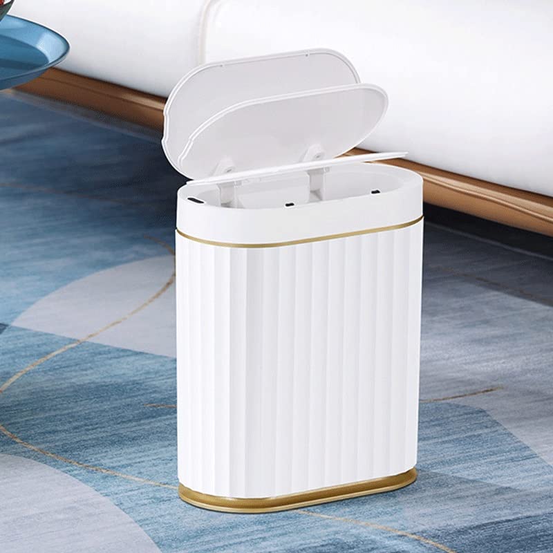 GENİGW Akıllı çöp kutusu sensörlü çöp kovası Can Mutfak çöp tenekesi Banyo çöp tenekesi Aile Oturma Odası Çatlak