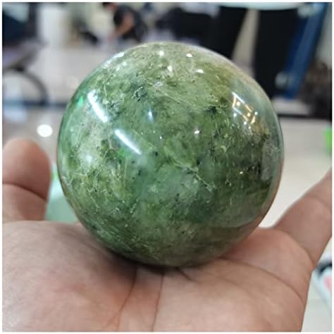 AAAAA + 100 % Doğal Yeşil Opal Taş Top Mineral Kristal Küre 1 adet şifa taşı Kötü Ruhları Kovmak Para Çekme Servet