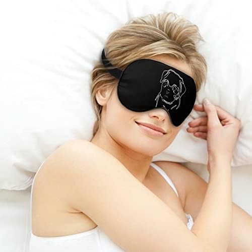 Pug köpek uyku göz maskesi sevimli körü körüne göz kapakları Siperliği kadın Erkek hediyeler için