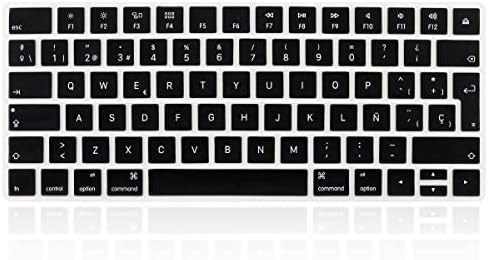 Ispanyolca Silikon Klavye Kapak için MacBook Hava 13 A1466 A1369 2010-2017 & MacBook Pro 13/15 A1502 A1425 A1278