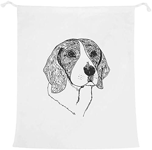Azeeda' Beagle Head ' Çamaşır / Yıkama / Saklama Çantası (LB00022440)