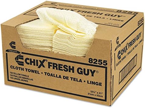 Chix 8255 Fresh Guy Havlu, 13 1/2 X 13 1/2, Sarı, 150 / Karton