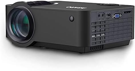 AGARO AG60 HD Projektör ile 2000 Lux Full HD 1080 P 120 Video Projektör, ev & Açık Film Projektör Smartphone ile