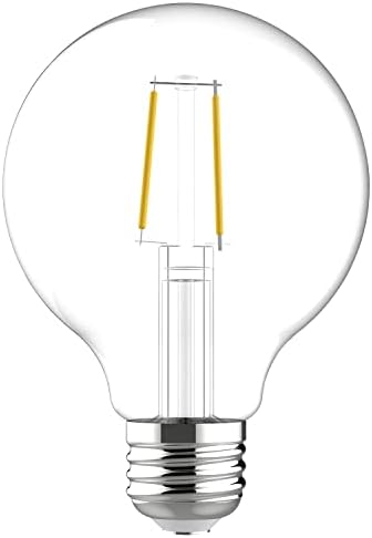 GE Aydınlatma Yenileme LED Ampuller, 40 Watt Eqv, Günışığı HD Işığı, G25 Küre Ampuller, Orta Taban (3'lü Paket)