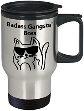 Badass Gangsta ' Patron Kahve Seyahat Kupası