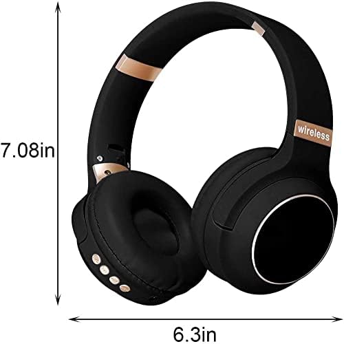 Başa Takılan Katlanır Kablosuz Kulaklık-Kablolu ve Kablosuz Çift Modlu Bluetooth Kulaklık Metal Çip Bluetooth FM