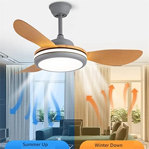 KFJBX LED tavan lambası fanı ışık aydınlatma uzaktan kumanda ışıkları yatak odası asılı oturma odası için ev sessiz