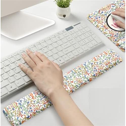 WDBBY Seti Mouse Pad Bilek Desteği Bilgisayar Ofis Minderi Bilek Dinlenme Bellek Köpük El Dinlenme (Renk: A, Boyut