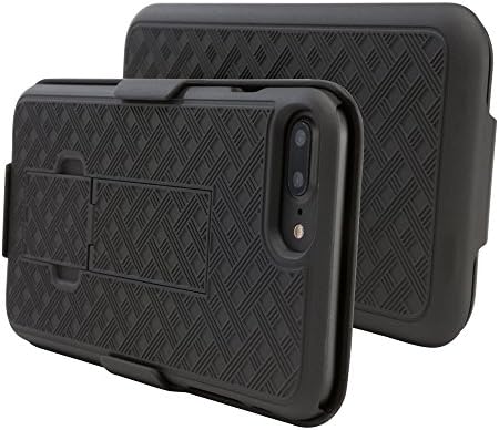 Apple iPhone 7 Plus ile Uyumlu BoxWave Kılıfı (BoxWave Kılıfı) - Çift + Kılıf Kılıfı, Kabuk Kapağı ve Kickstandlı