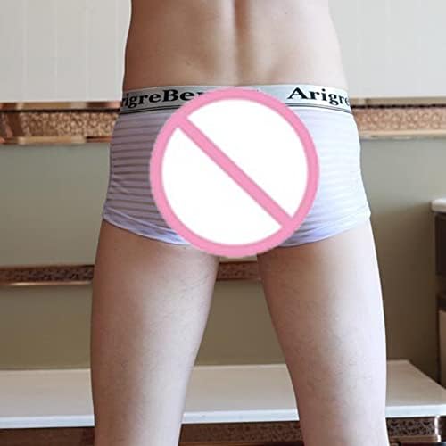 Bmısegm Erkek Atletik Iç Çamaşırı Pantolon erkek Knickers Katı Moda Şort Boksörler Iç Çamaşırı Seksi Külot Tahvil