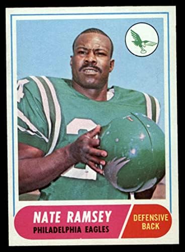 1968 Topps 136 Nate Ramsey Philadelphia Kartalları (Futbol Kartı) NM Kartalları Indiana