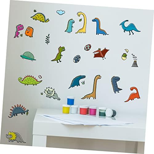 Toffıcu Hayvan Duvar Kağıdı Dino duvar çıkartmaları Çocuk Odası duvar kağıdı Duvar Çıkartmaları Aplike Çocuk Kapı