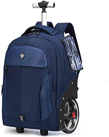 WMHYLYH Su Geçirmez haddeleme sırt çantası, iş için tekerlekli sırt çantası, üniversite öğrencisi ve seyahat banliyö,