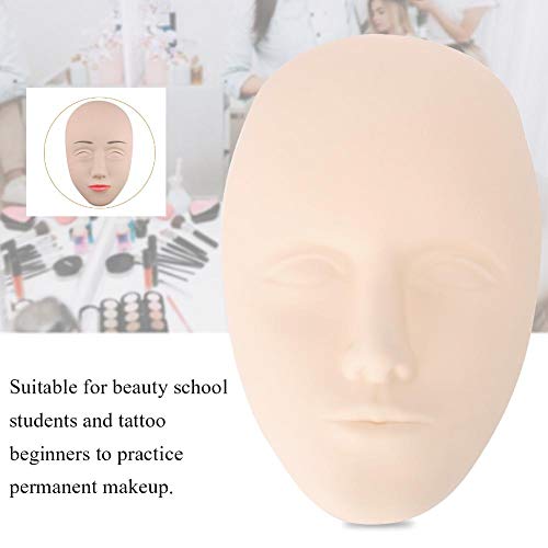 Kalıcı Makyaj Cilt, 5D Yüz Kafa Dövme Uygulaması Kalıcı Makyaj Microblading Kaş Dudak Eğitim Silikon Sahte Cilt Kitleri