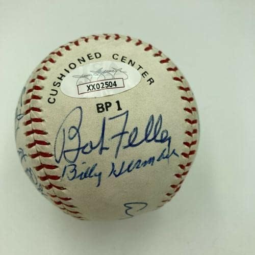 Güzel Willie Mays Hank Aaron Onur Listesi Efsaneleri 1970'lerin Beyzbol JSA İmzalı Beyzbol Toplarını İmzaladı