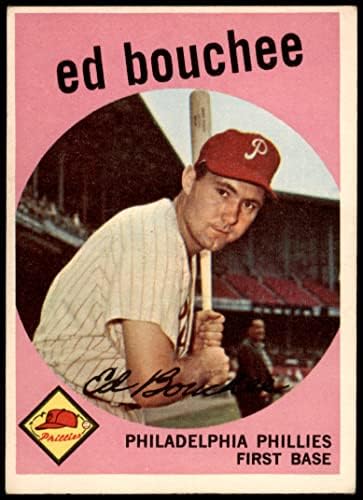 1959 Topps 39 Ed Bouchee Philadelphia Phillies (Beyzbol Kartı) ESKİ Phillies