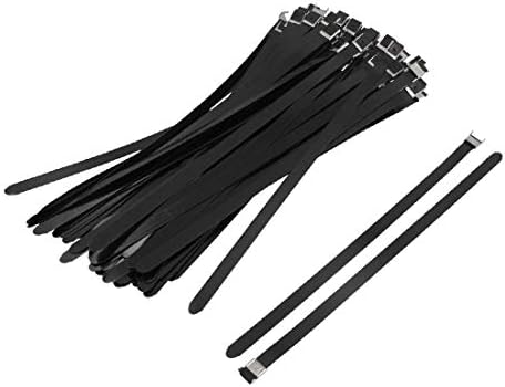 Yeni Lon0167 100 Adet Özellikli Kendinden Kilitleme 12x350mm güvenilir etkinlik Paslanmaz PVC Püskürtme Kablo Bağları