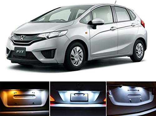 Led ışık kiti 2007-2015 Honda Fit Xenon Beyaz Plaka / Etiket led ışık Ampuller (2 Adet)